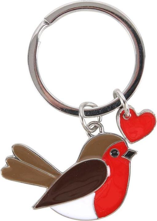 Actual product image Something Different Garden Robin Keyring