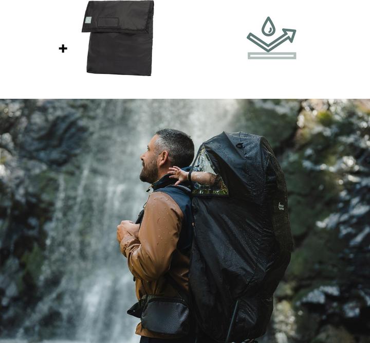 Image du produit Babymoov Kindertrage Moov and Hike inkl. Regenschutz