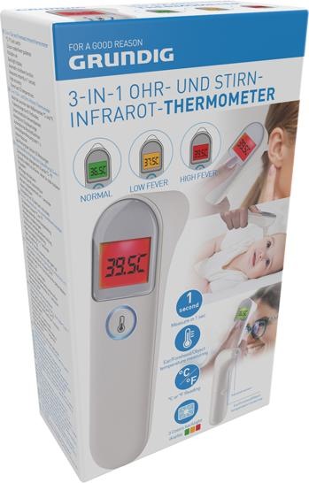 Productafbeelding Grundig Klinische Thermometer Infrarood Wit (Contactloos)
