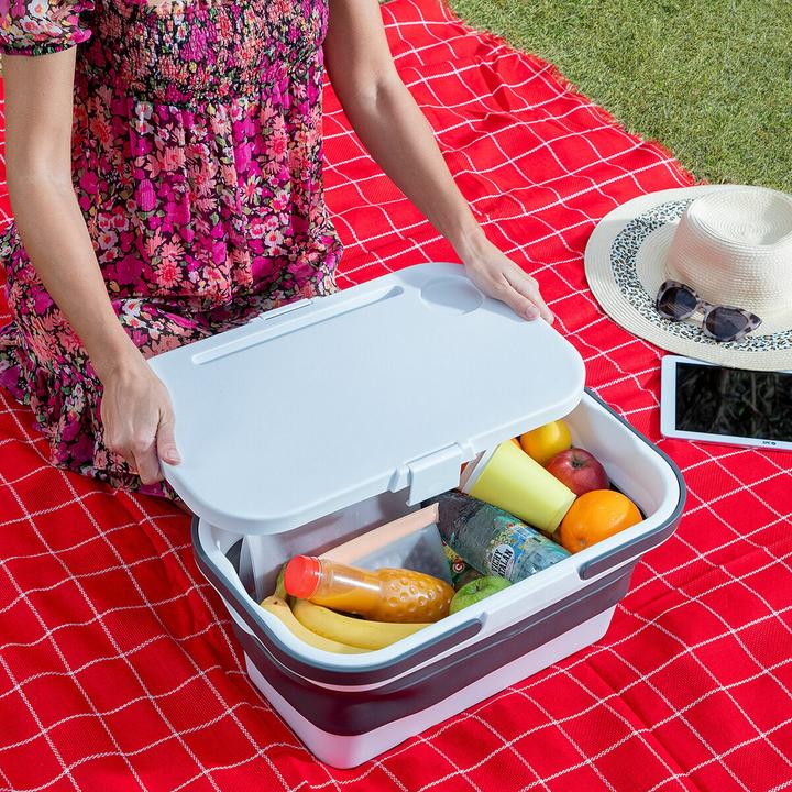 Productafbeelding InnovaGoods Opvouwbare picknickmand met tafeldeksel Picnic