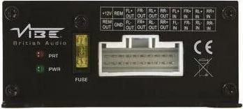 Actual product image Vibe Amplifier Powerbox Plug and Play VW2 (4-channel amplifier)