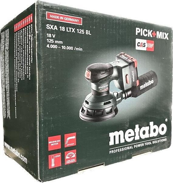 Image du produit Metabo SXA 18 LTX 125 BL (Ponceuse excentrique, 18 W)