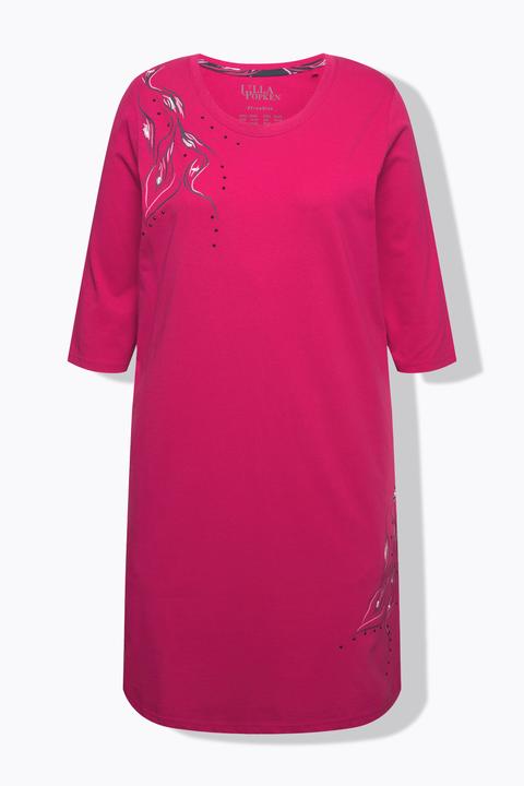Produktbild Ulla Popken Bigshirts, 2er-Pack, V-Ausschnitt/Rundhals, 3/4-Arm (42, 44)