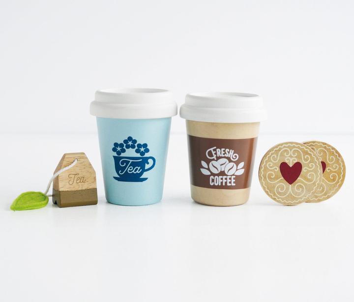 Actual product image Le Toy Van Take Away Hot Drinks