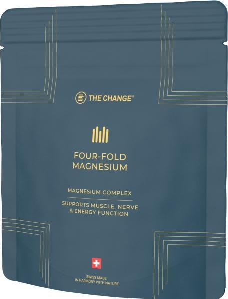 Actual product image BE THE CHANGE Four-Fold Magnesium (60 Piece, Capsules, 40 g)