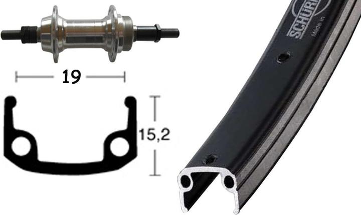 Schürmann Roue arrière sport (Roue arrière, 28")