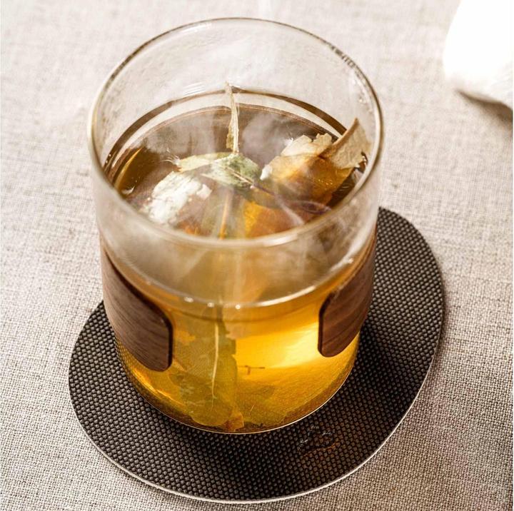 Image du produit Leonardo Glasuntersetzer Gocce 4 Stück, Grau, Anwendungsbereich (4 x, Dessous de verre)