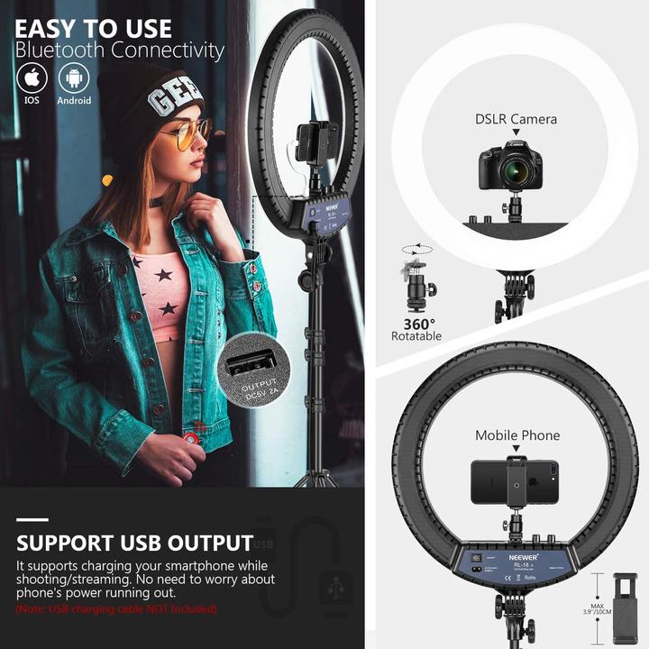 Produktbild Neewer 18 Zoll LED Ringlicht