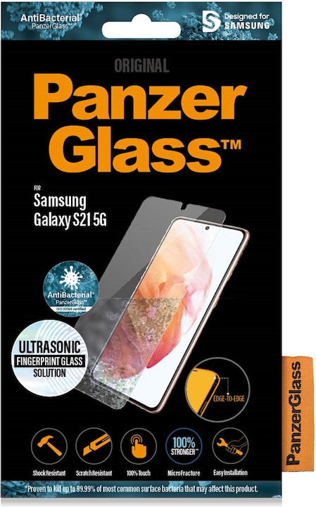 Actual product image PanzerGlass Case Friendly (1 Piece, Samsung Galaxy S21 5G)