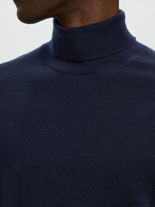 Actual product image Selected Homme Slhtray Ls Knit Merino Roll Neck Noos (M)