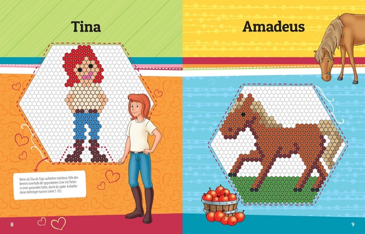 Image du produit Bibi & Tina Le grand livre des perles à repasser. Avec plus de 70 modèles à l'effigie de chevaux