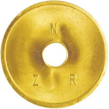 NZR, Geldzähler, Wertmarken Messing 2020 für Münzautomat