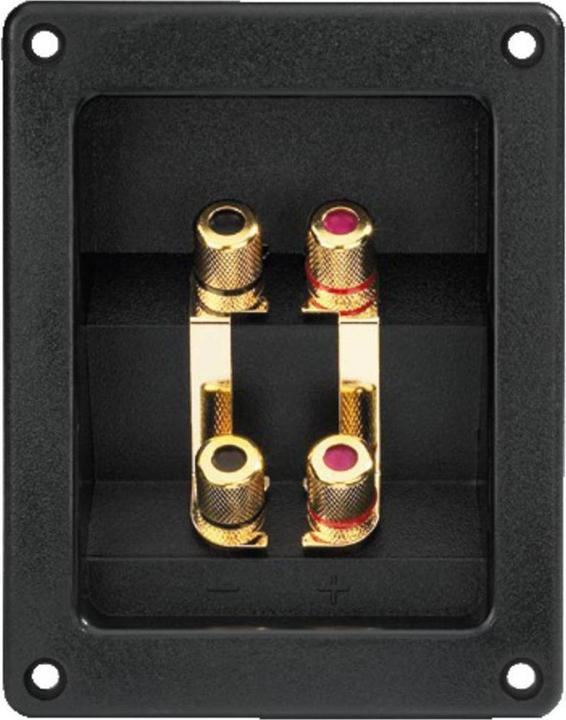 Actual product image Monacor Bi-wiring terminal