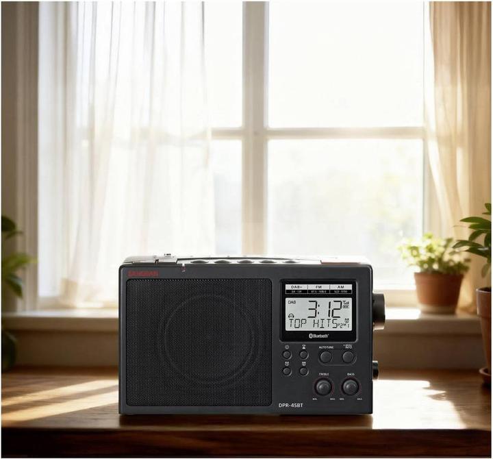 Actual product image Sangean DAB+ AM FM Bluetooth Radio (AM, DAB+, FM, Bluetooth)