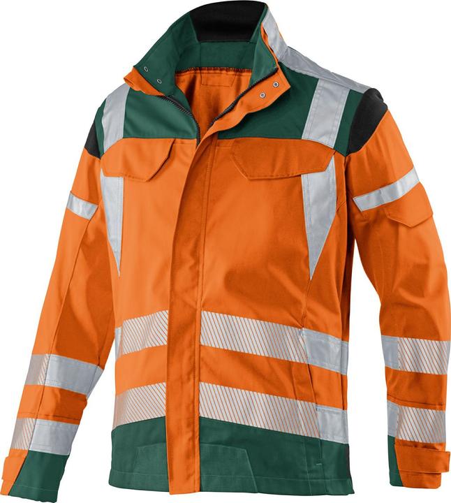 Actual product image Kübler unisex high visibility jacket REFLECTIQ orange, moss green size 26 (26)