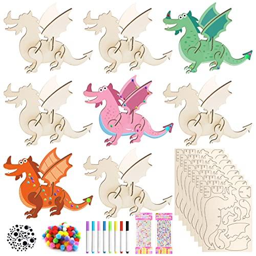 Produktbild Activity Board Dinosaurier-Bastelset aus Holz, Dinosaurier zum Bemalen