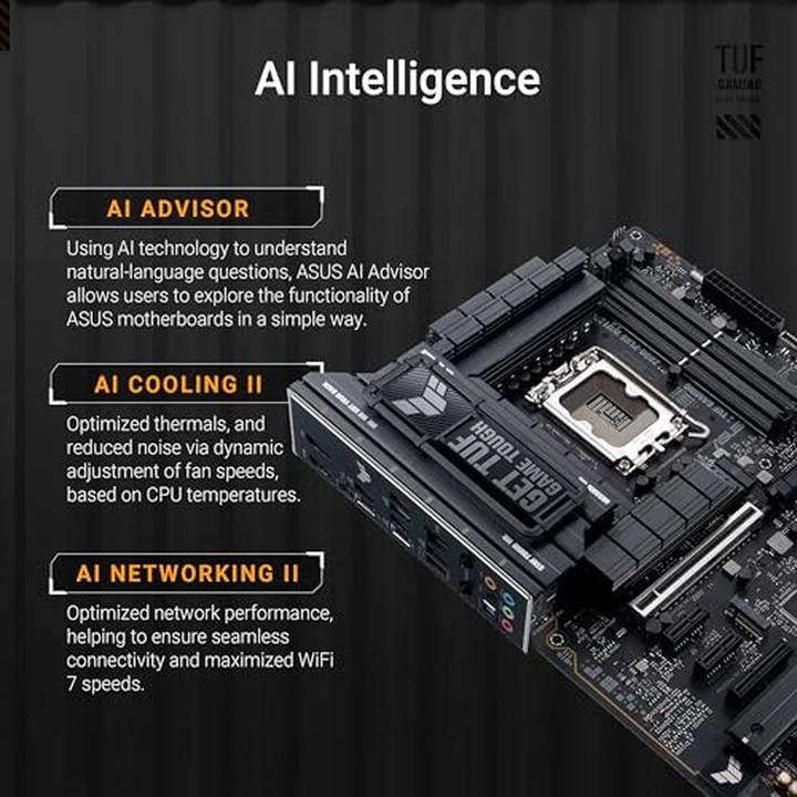 Produktbild ASUS TUF GAMING Z890-PLUS WIFI (LGA 1851, Intel Z890, ATX)