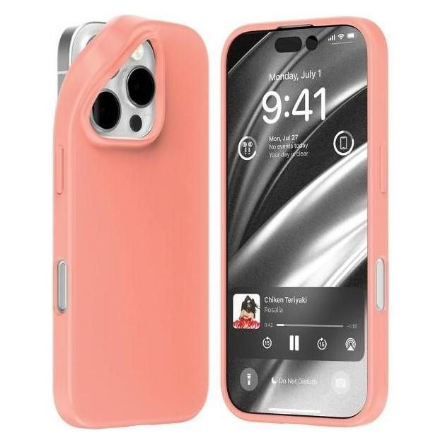 Mercury Soft iPhone 16 6.1" różowy/pink (Apple iPhone 16), Smartphone Hülle, Pink, Rosa