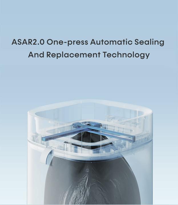 Actual product image Townew T Air Lite Waste Bin, 16.6L (16.60 l)