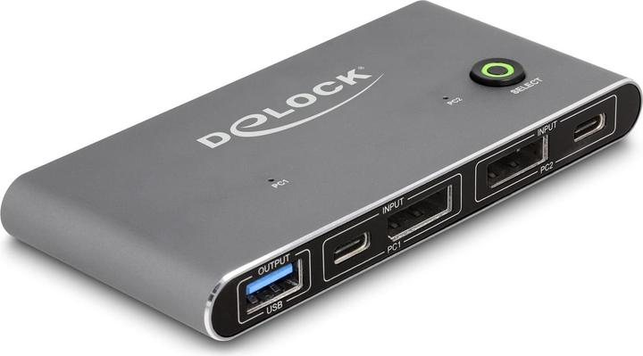 Produktbild Delock DisplayPort KVM Switch 8K 30 Hz mit USB 5 Gbps