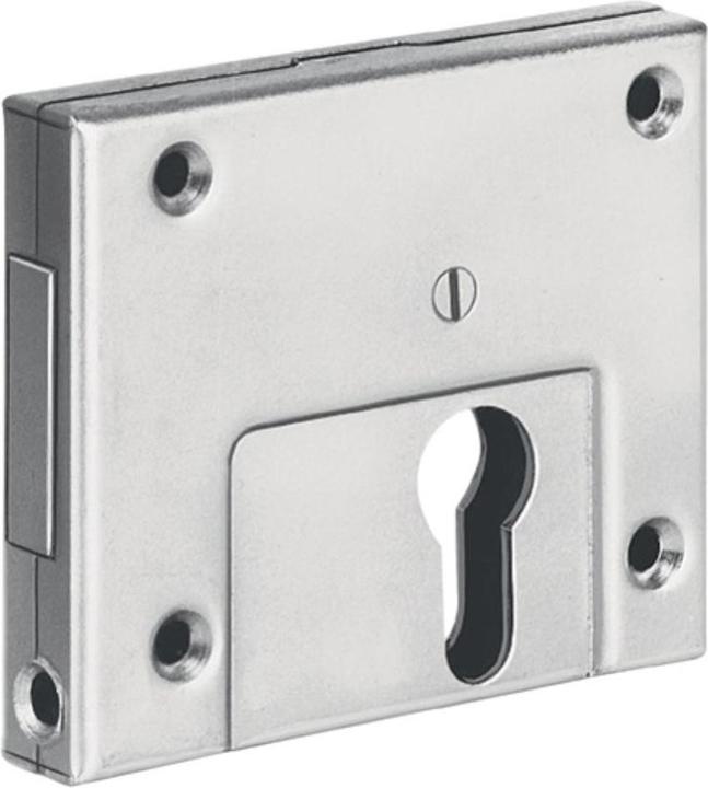 Actual product image Amf Deadbolt lock 49 DIN left / right PZ with angled striking plate Backset 60 mm