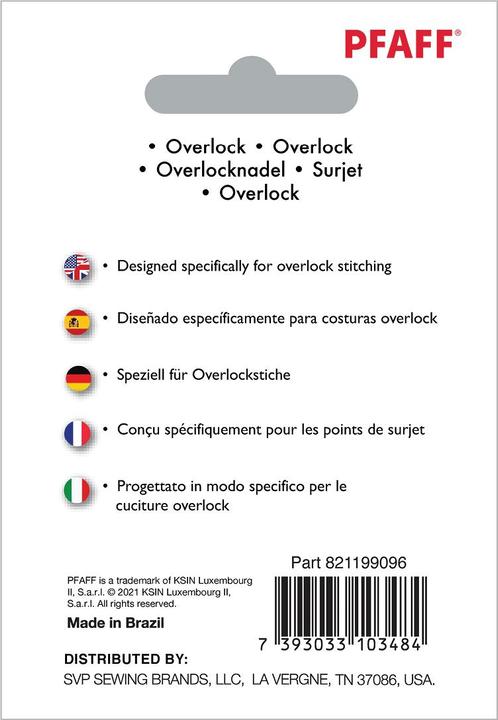Produktbild Pfaff PF OVERLOCK NADEL 90/14 5PK