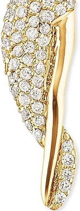 Immagine prodotto Engelsrufer Pendente Angel placcato oro con zirconi ERP-ANGEL-G - Lunghezza: 2,6 cm (L) (Argento 925 con placcatura in oro giallo 18 carati)