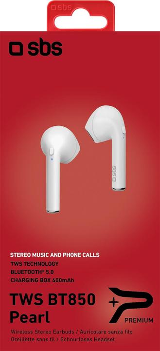 Actual product image SBS TWS Pearl Twin Earphones (Wireless)