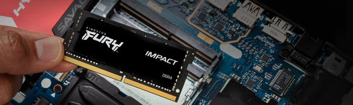 Produktbild Kingston FURY Impact (2 x 8GB, 2666 MHz, DDR4-RAM, SO-DIMM)