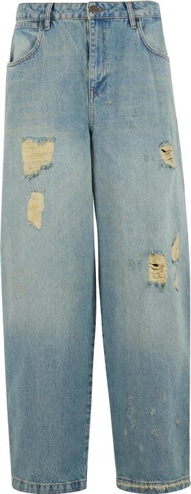 vintage blue destroyed