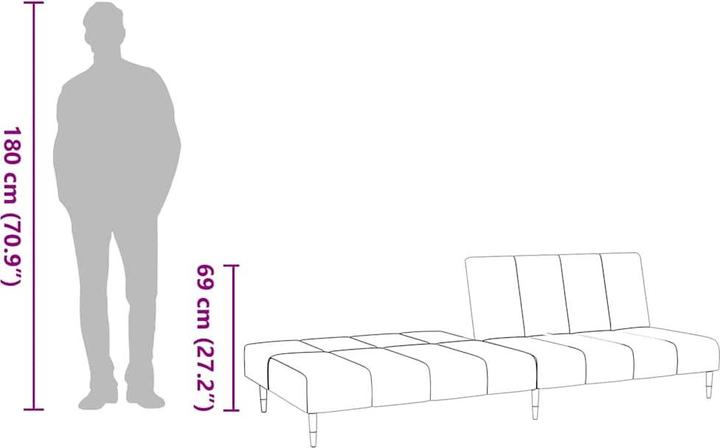 Produktbild vidaXL Schlafsofa