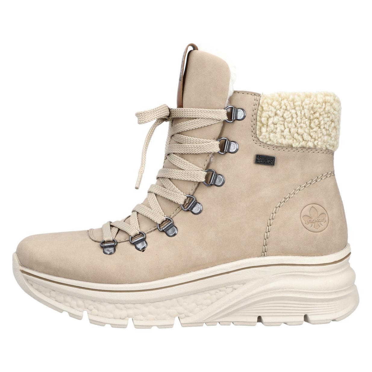 Rieker, Damen, Boots + Stiefel, 48034 - 53015, Beige, (41)
