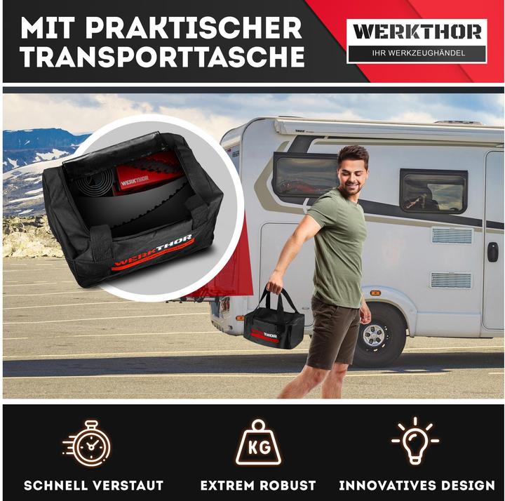 Immagine prodotto Werkthor Innovative Auffahrkeile mit Unterlegmatte