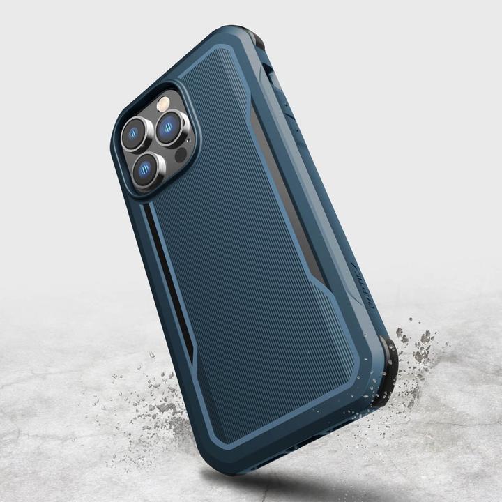 Immagine prodotto X-Doria Fort Case iPhone 14 Pro Max con cover blu blindata MagSafe (Apple iPhone 14 Pro Max)