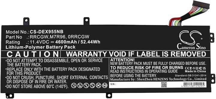 Immagine prodotto GreenCell Batteria per computer portatile RRCGW per Dell XPS 15 9550 Precision 5510 - 11.4V - 4600mAh (4600 mAh)