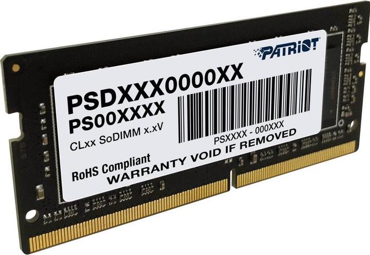 Image du produit Patriot Signature Series DDR4 16GB 2666MHz CL19 SODIMM Single (1 x 16GB, 2666 MHz, RAM DDR4, SO-DIMM)