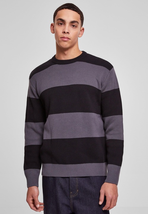 Produktbild Urban Classics Heavy Oversized Striped Sweatshirt (L)