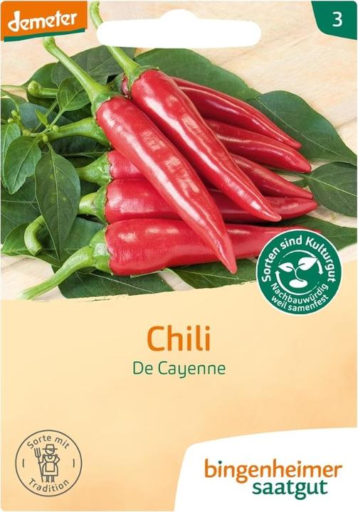 Actual product image Bingenheimer Saatgut Chilli Cayenne