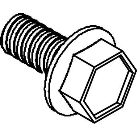 Cubic Gewindeschraube Form. 6-Kant Kopf für Flansch, Elektronikzubehör + Gehäuse