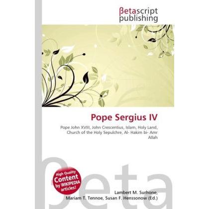 Pope Sergius IV, Sachbücher