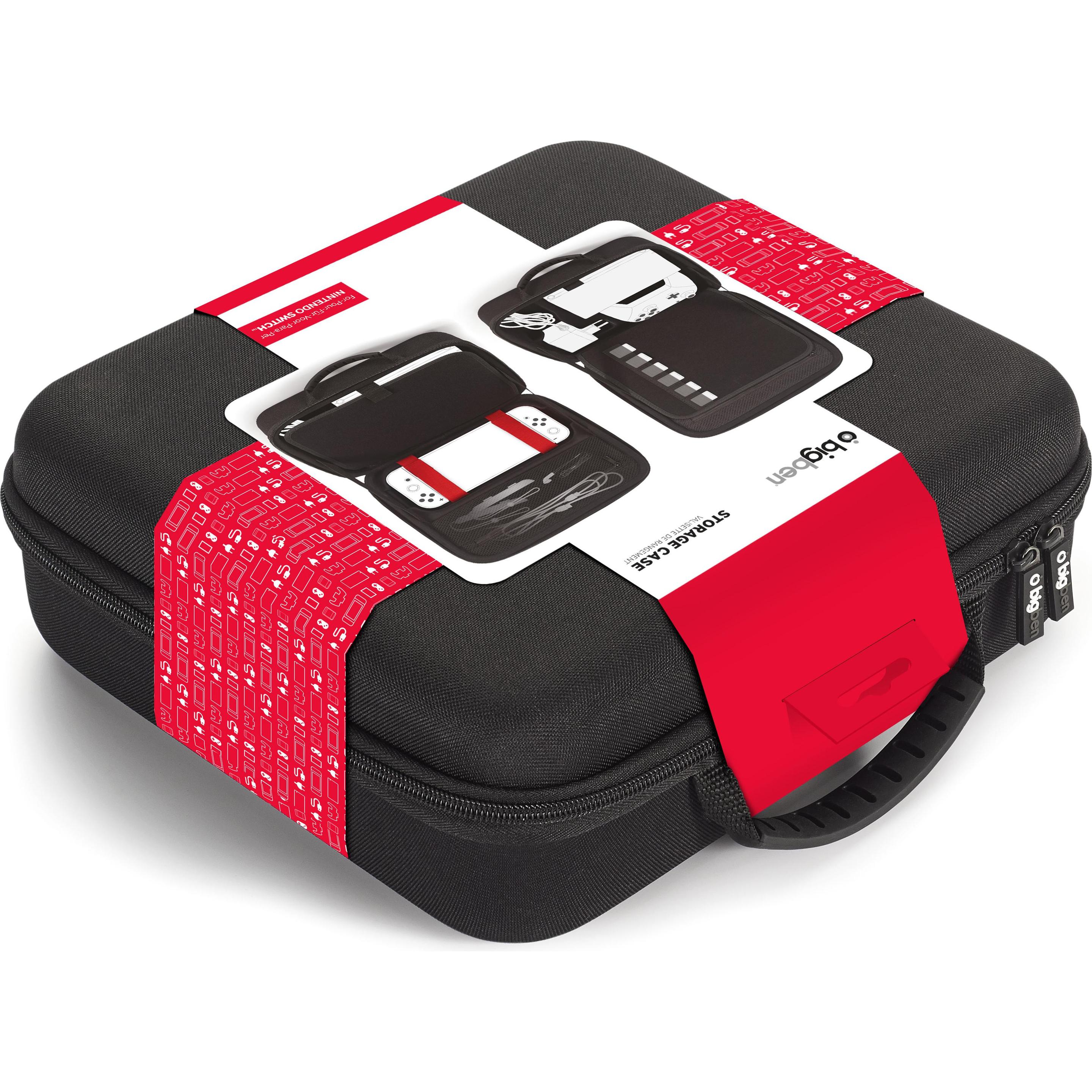 Bigben Storage Case (Switch), Weiteres Gaming Zubehör, Schwarz