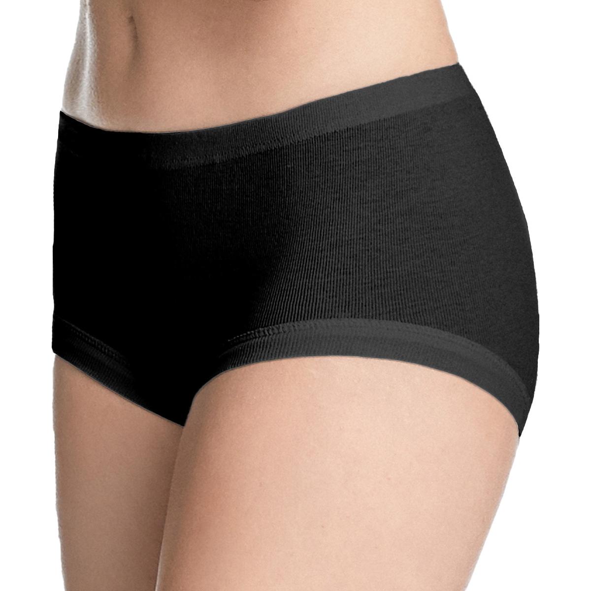 Thumbnail - Conta, Damen, Unterhosen, 5er Pack Feinripp Taillen-Slip, Schwarz, (46, 5er Pack)