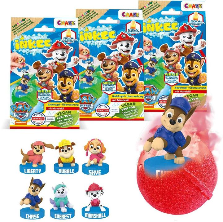Productafbeelding Craze Paw Patrol verrassingszwembal (Badbommen, 100 g)