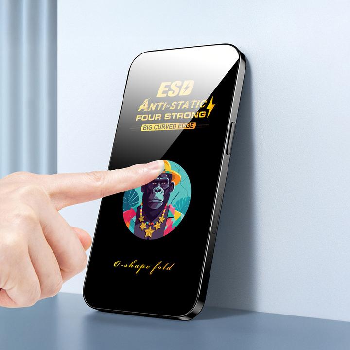 Produktbild OEM Universal tempered glass 9D OneFit AI-52 6,6" (10 Stk., Samsung Galaxy A35, Samsung Galaxy A55)