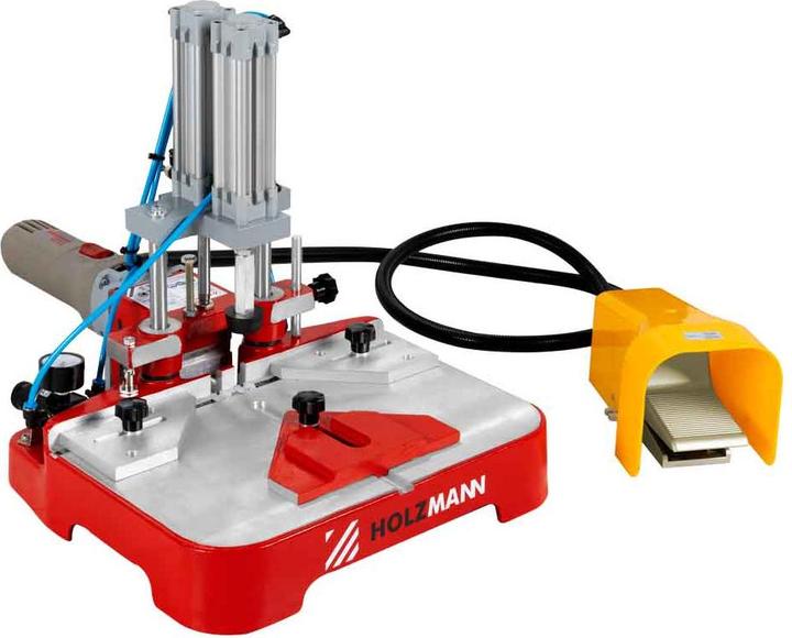 Actual product image Holzmann pneumatic double blade coupling machine