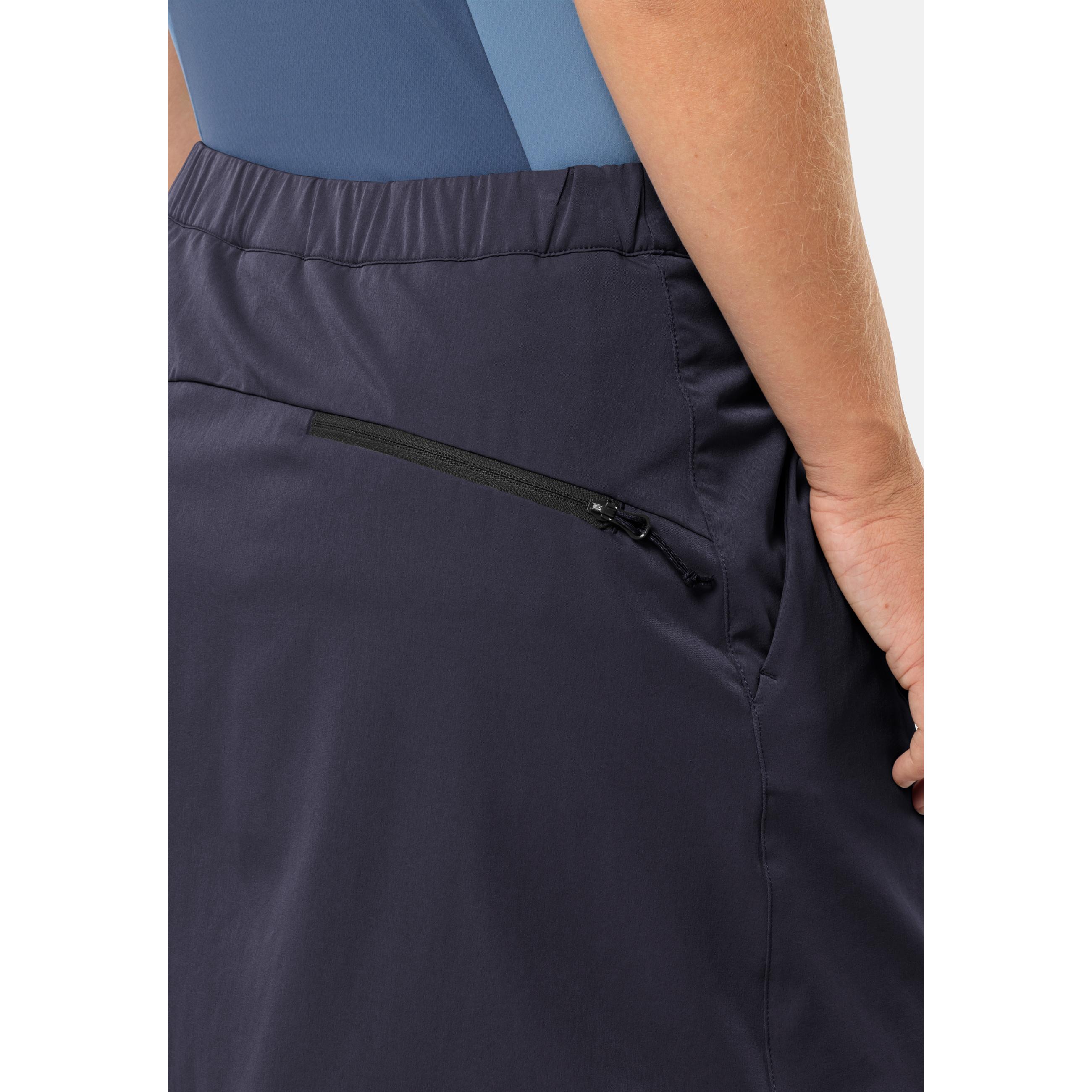 Thumbnail - Jack Wolfskin, Damen, Röcke, Hiking Alpine Skort W, Grau, (36)