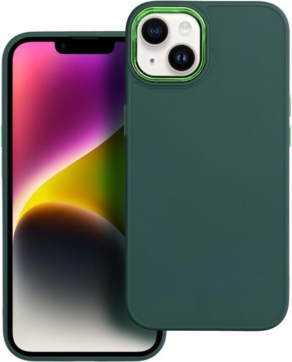 Produktbild OEM Back panel cover FRAME Case for Xiaomi Redmi 13C / POCO C65 green (Xiaomi Poco C65, Xiaomi Redmi 13C)