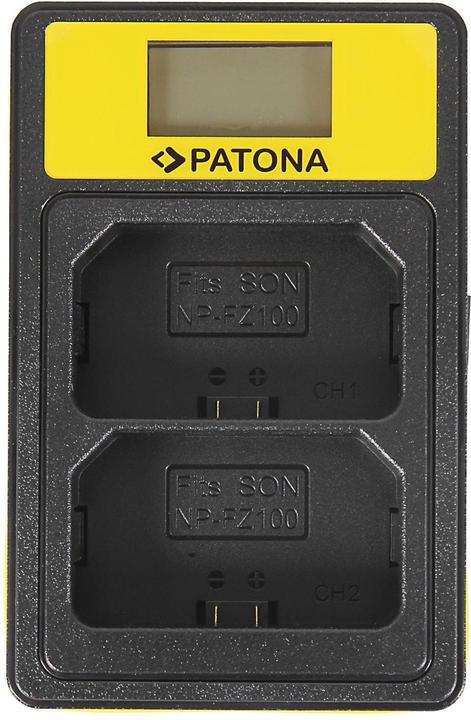 Actual product image Patona Smart Dual LCD USB Sony NP-FZ100 (Camera battery charger)
