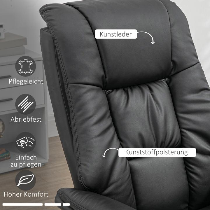 Produktbild Homcom Relaxsessel mit Fusshocker