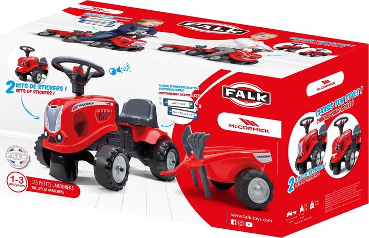 Actual product image Falk Toys Sliding vehicle pedal tractor with trailer